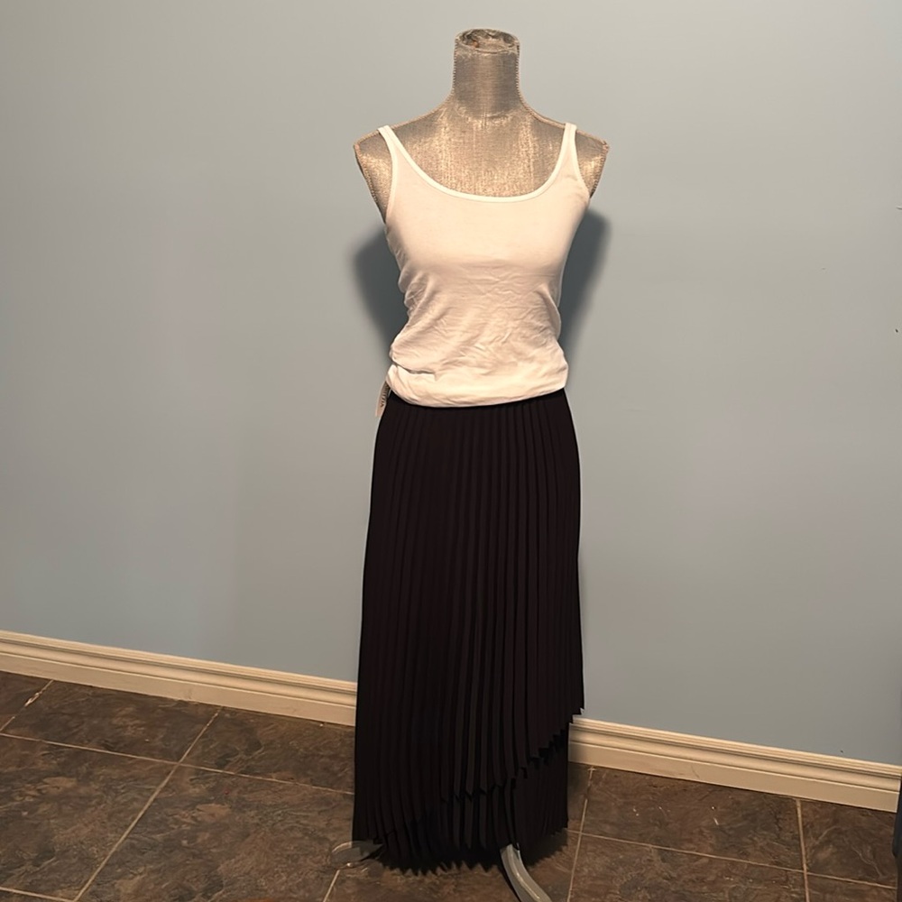 Black Crepe Babaton Skirt.  Large.